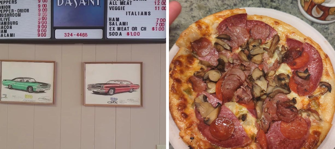 Paras Pizza Menu